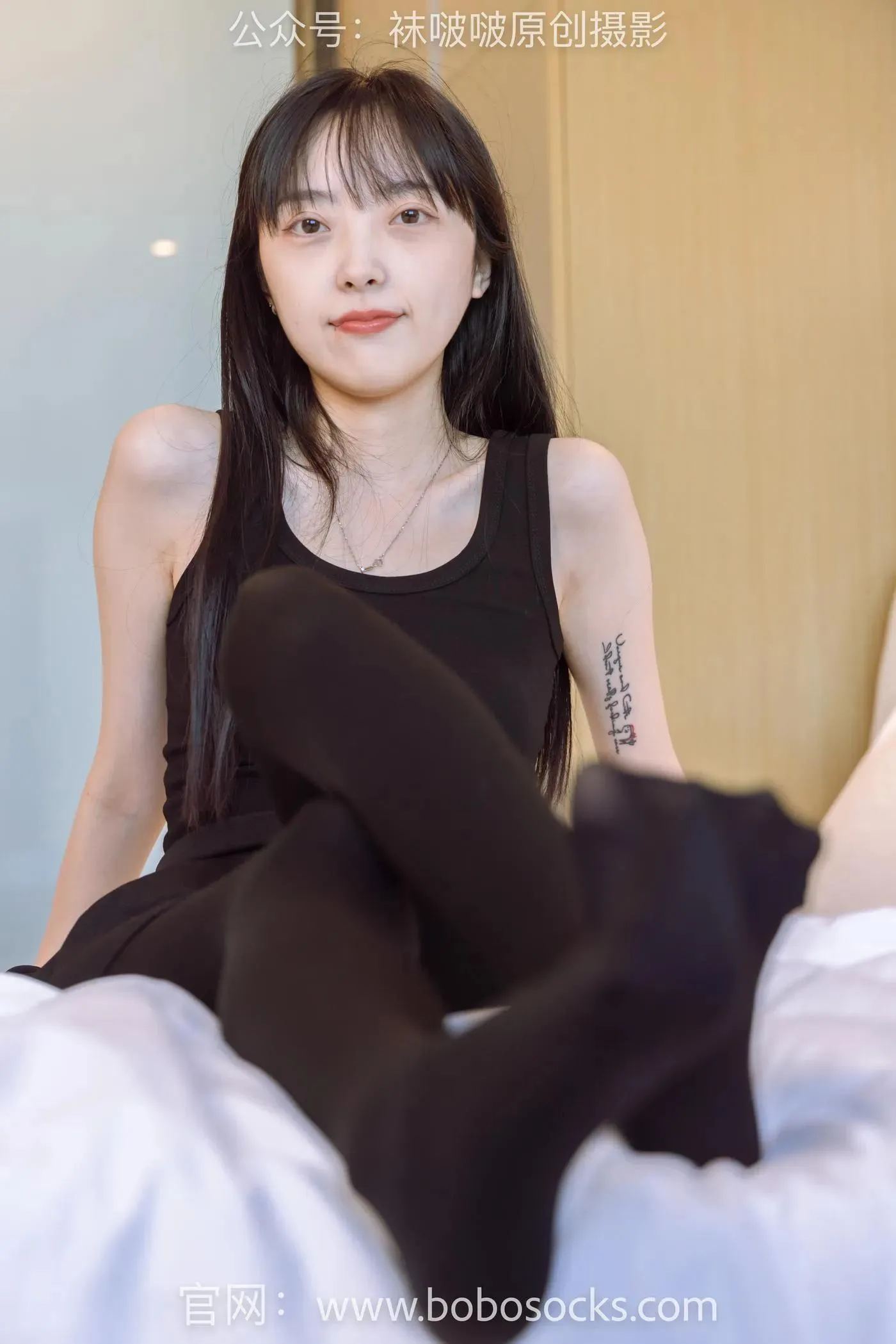 [BoBoSocks袜啵啵]NO.130 稚予-两双穿脏篮球鞋、厚黑丝 [145P]插图8